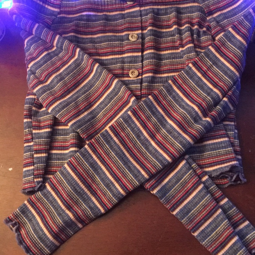 Off the shoulder crop top